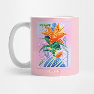 Daylily Garden Flower Mug